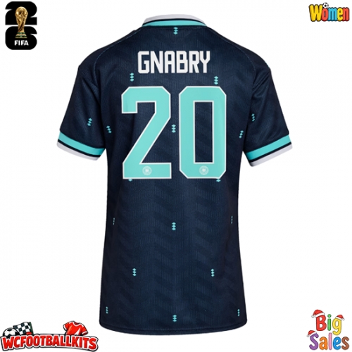Germany Serge Gnabry #20 Replica Away Stadium Shirt for Women World Cup 2026 Short Sleeve